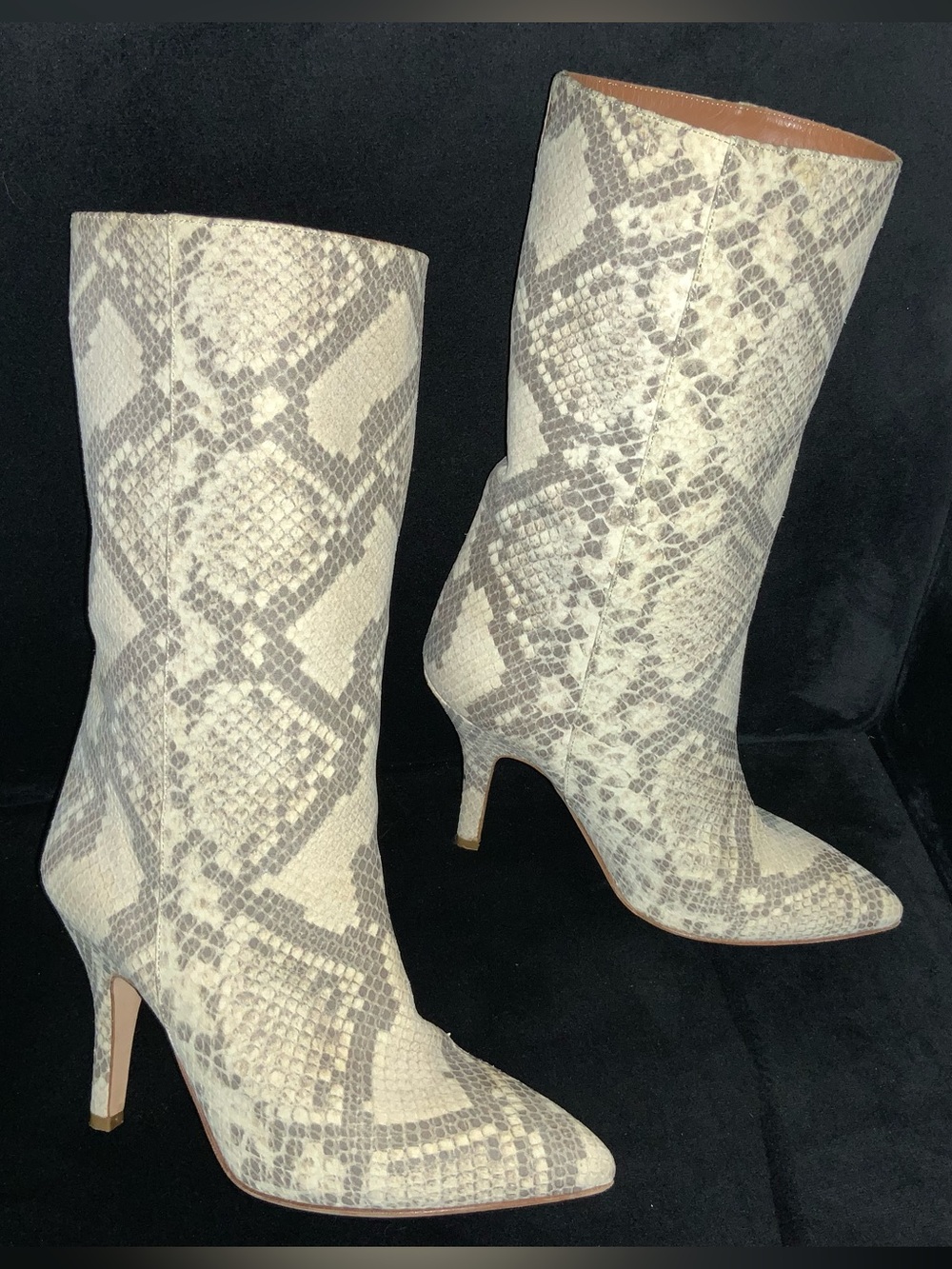 Paris Texas Snake Half Boots Sz 8